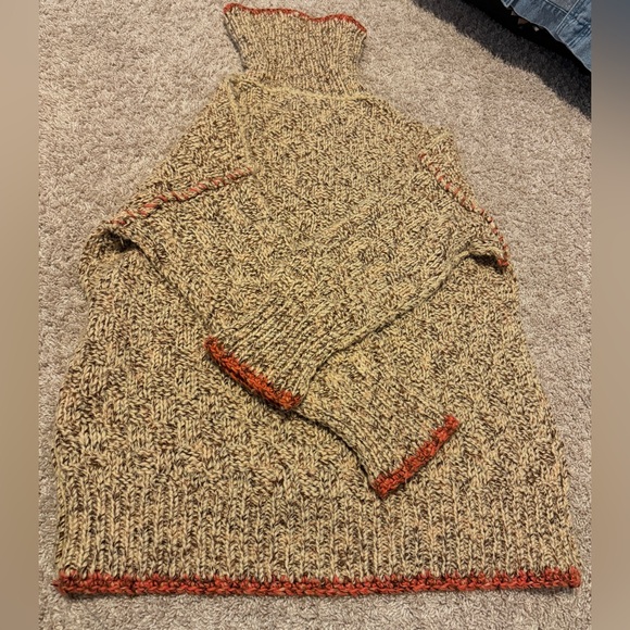 Free People Cream Echo Pullover Sweater XS - Picture 14 of 16